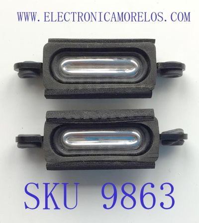 KIT DE BOCINAS PARA TV TOSHIBA ( 2 PZ ) / NUMERO DE PARTE CG1O0314A0I / 16Ω  3W / W 1 100623 / PANEL M185XW01 V.6 / PANEL 19SL400U